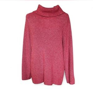 Lane Bryant Orange/Red Sweater Large Like New